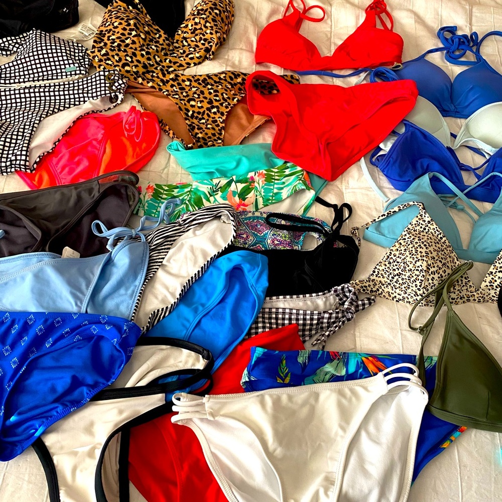 LOT Bathing suits. Some new with tags.